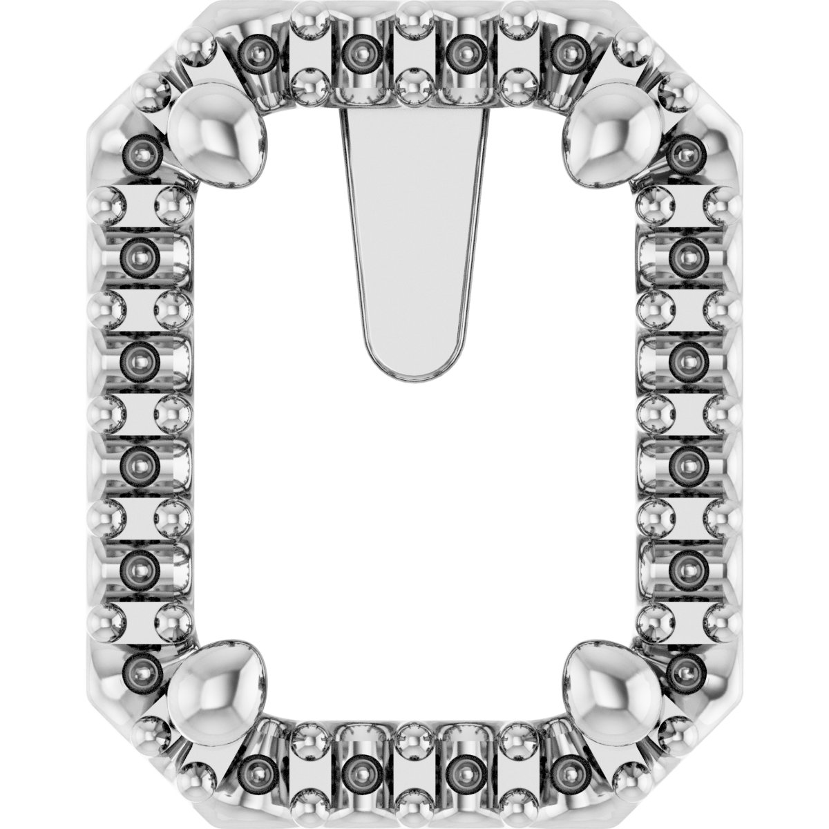 Halo-Style Low Earring Setting