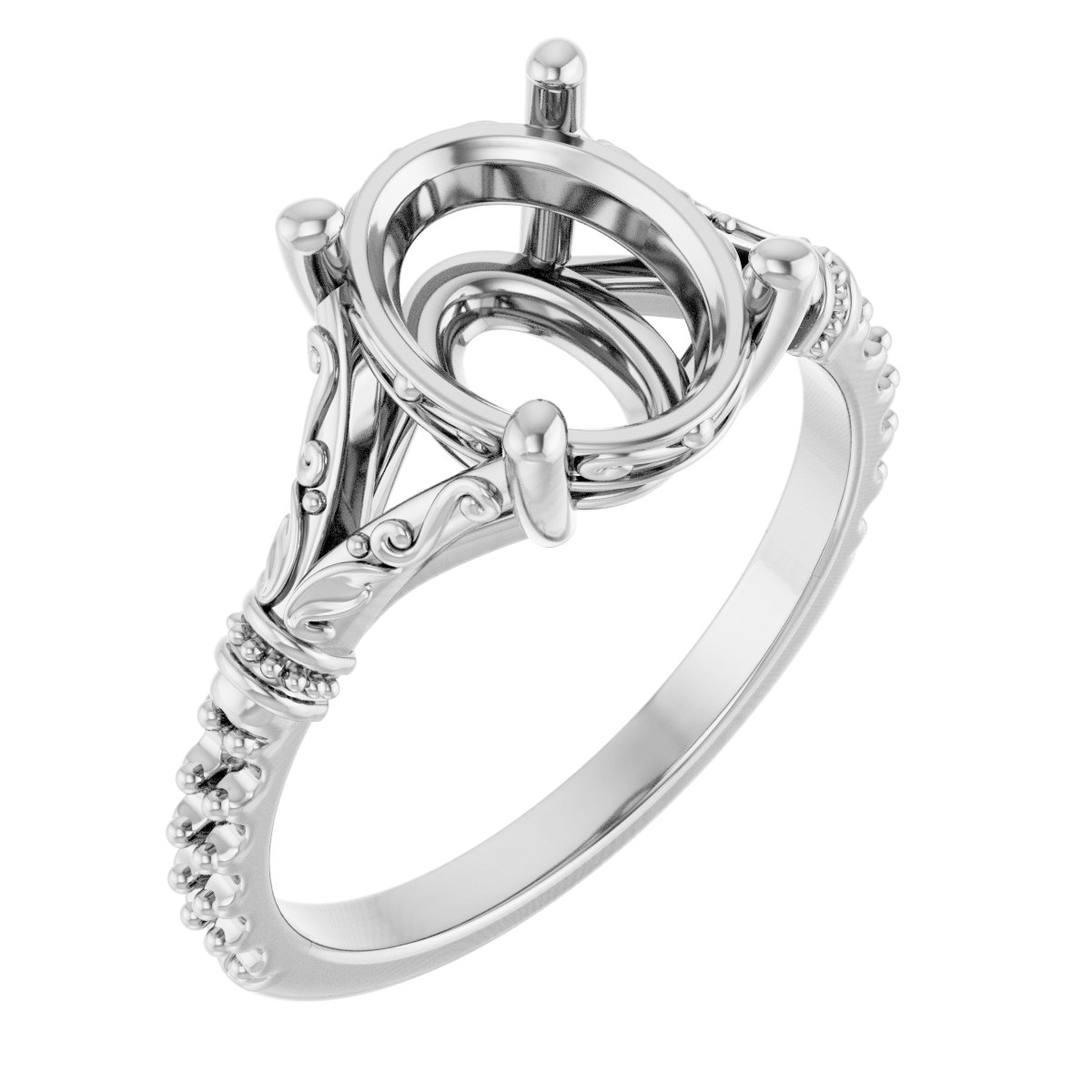 Sculptural Engagement Ring