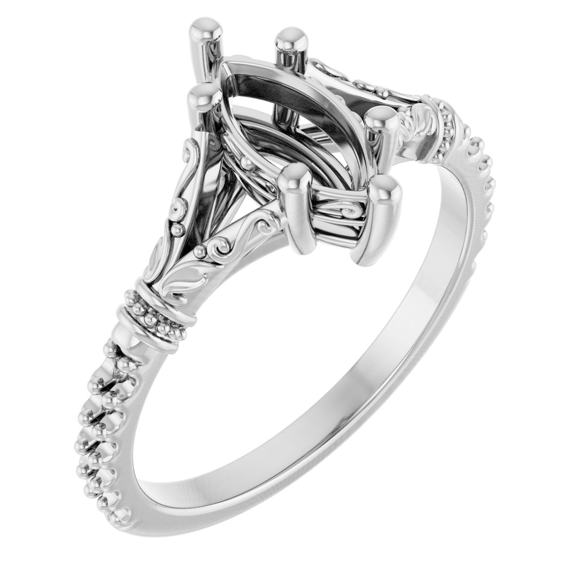 Sculptural Engagement Ring