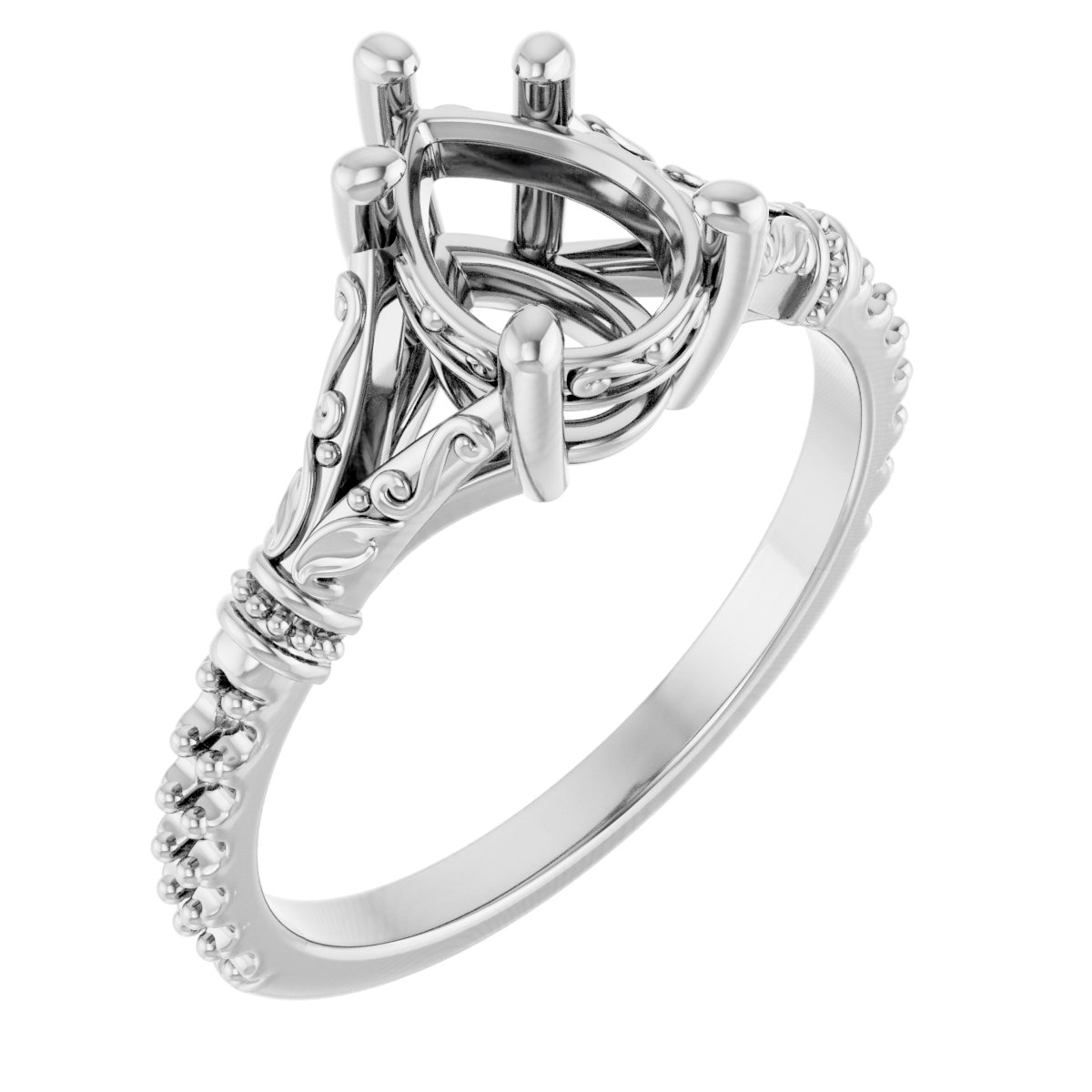 Sculptural Engagement Ring