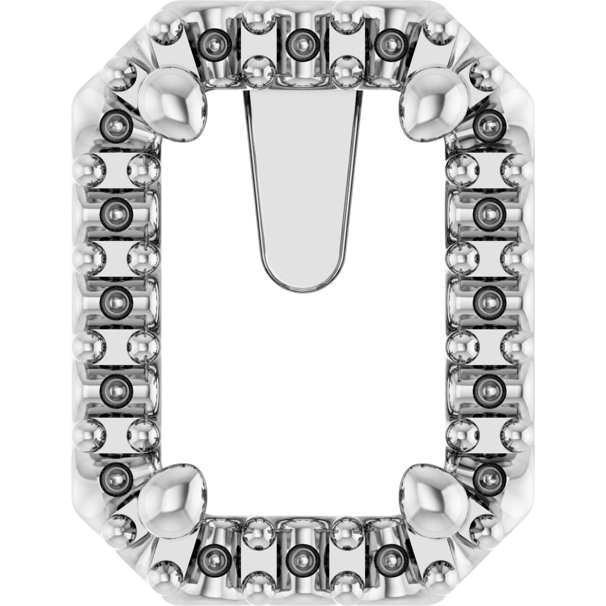 Halo-Style Low Earring Setting