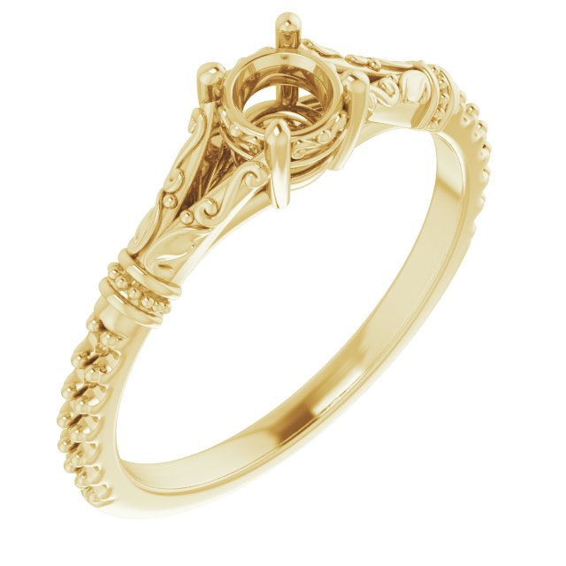 Sculptural Engagement Ring