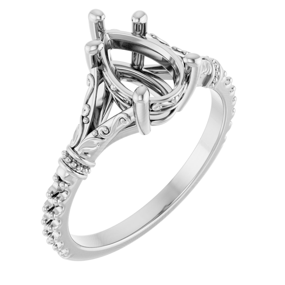 Sculptural Engagement Ring