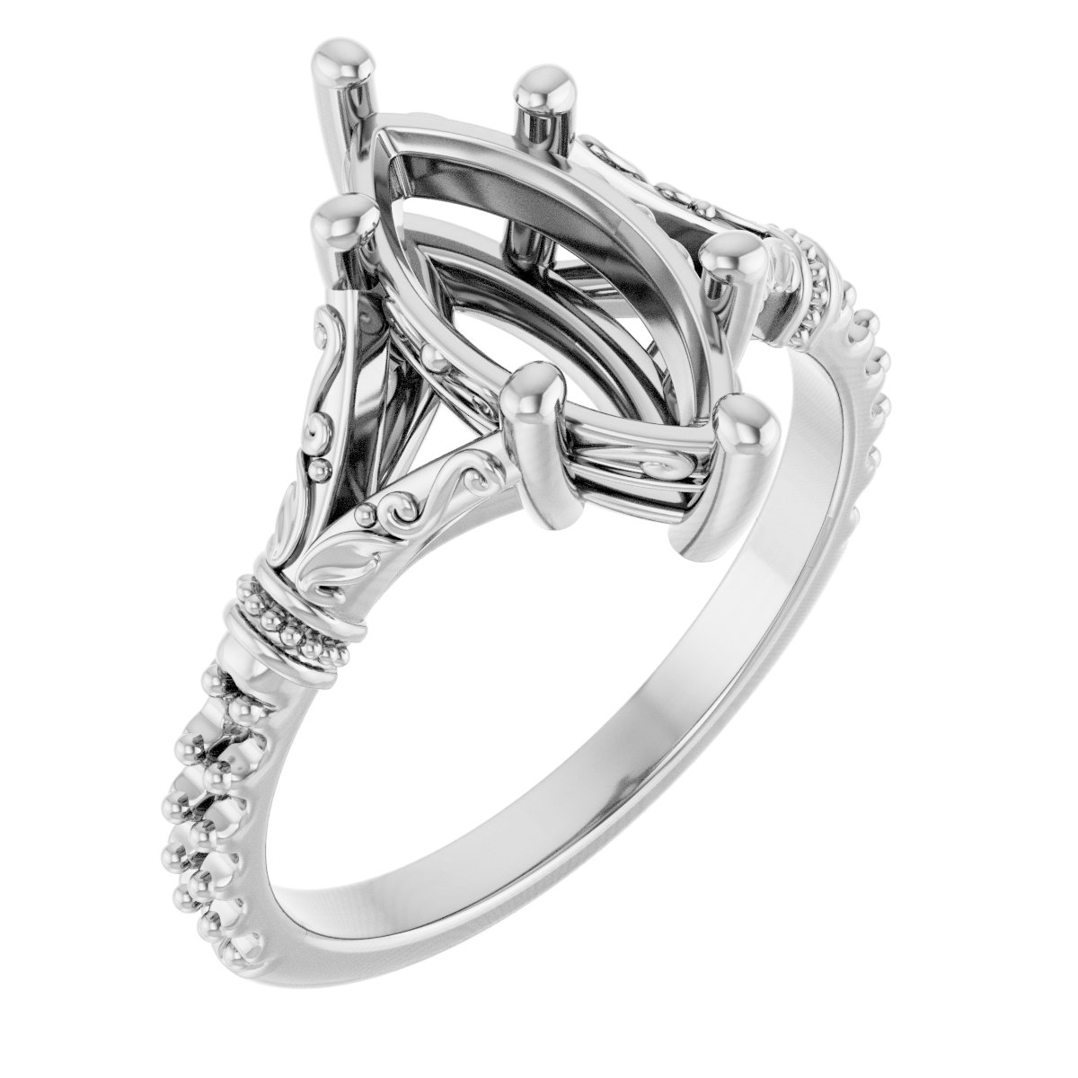 Sculptural Engagement Ring