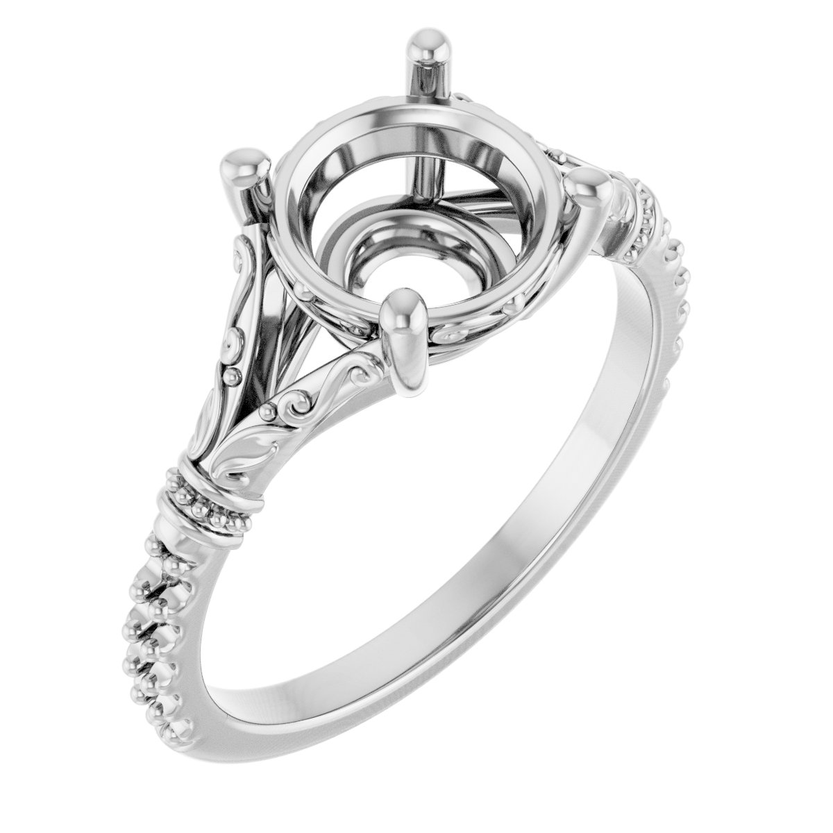 Sculptural Engagement Ring