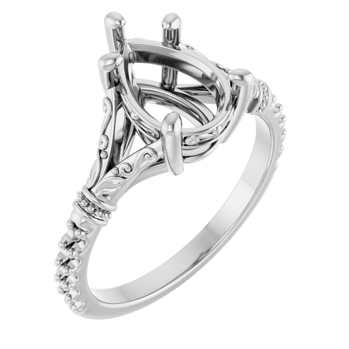 Sculptural Engagement Ring