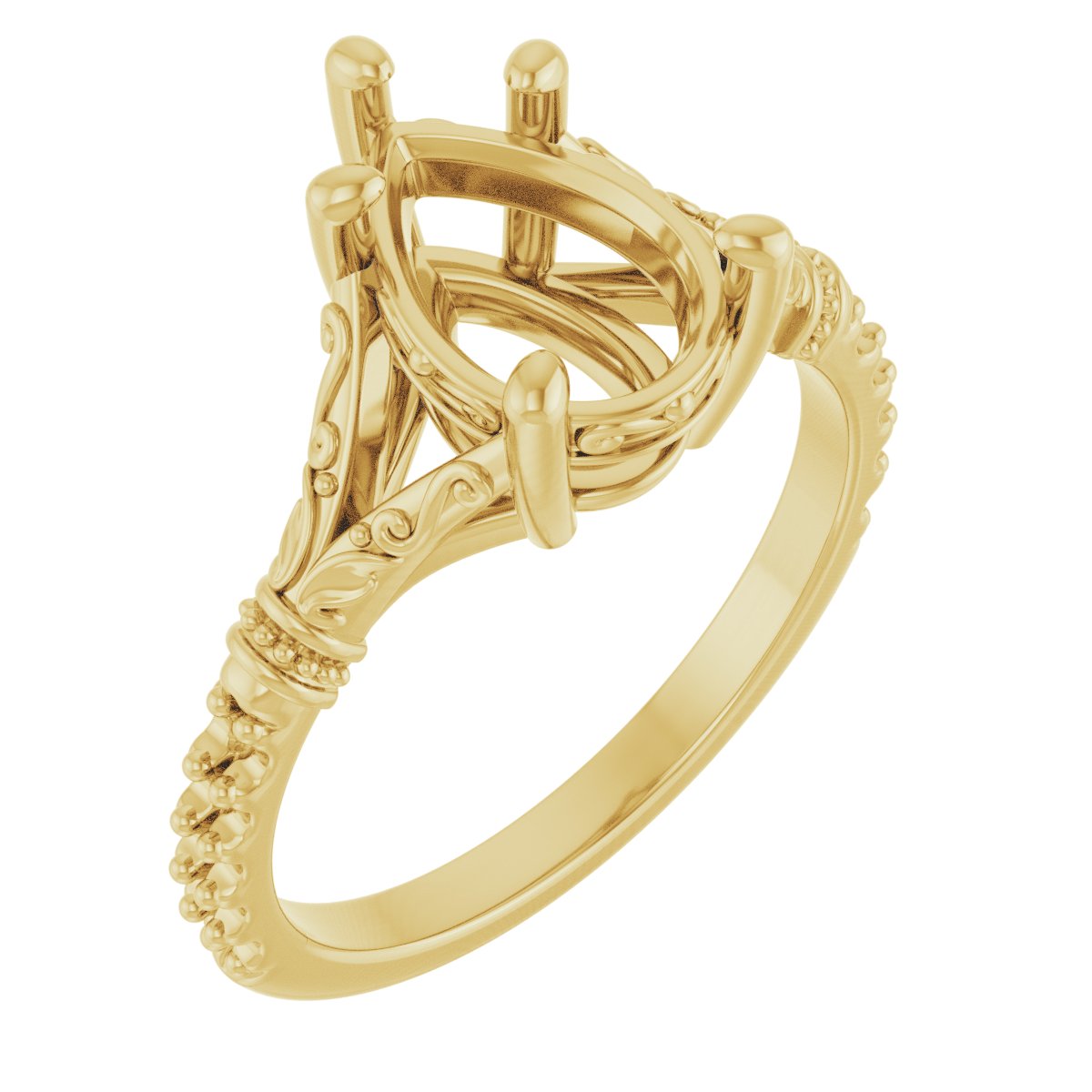 Sculptural Engagement Ring