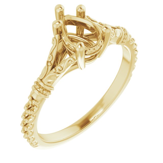 Sculptural Engagement Ring