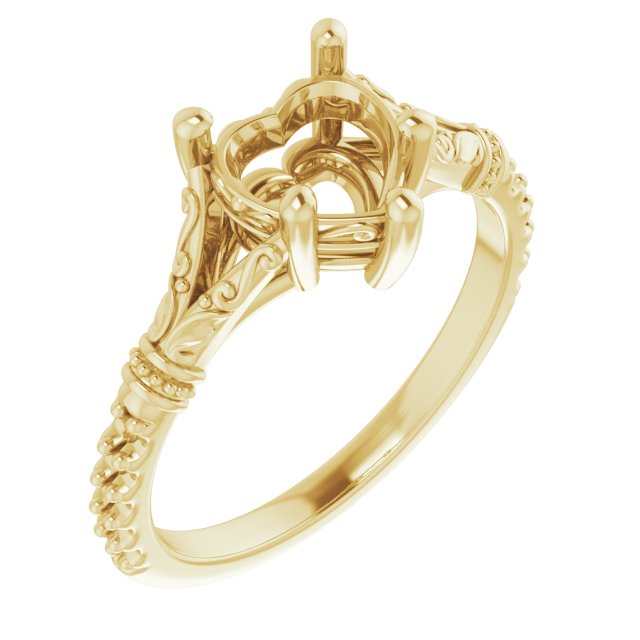 Sculptural Engagement Ring