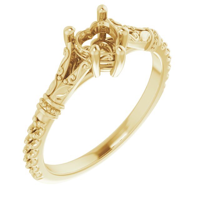 Sculptural Engagement Ring