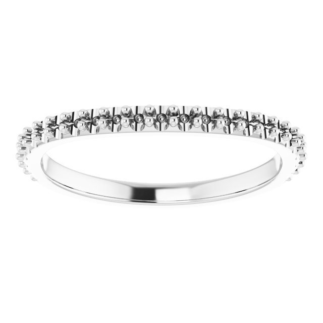 Band Mounting for 10 mm Asscher Ring view 3