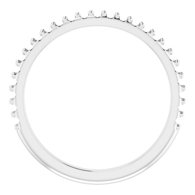 Band Mounting for 10 mm Asscher Ring view 2