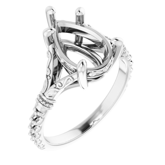 Sculptural Engagement Ring