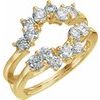 14K Yellow 1.25 CTW Diamond Ring Guard Ref 138046