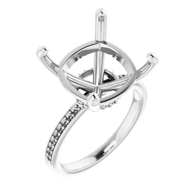 Accented Engagement Ring
