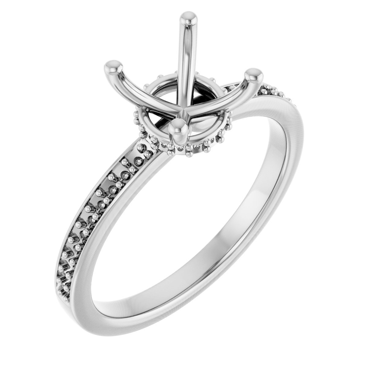 Accented Engagement Ring