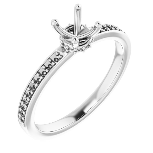 Accented Engagement Ring