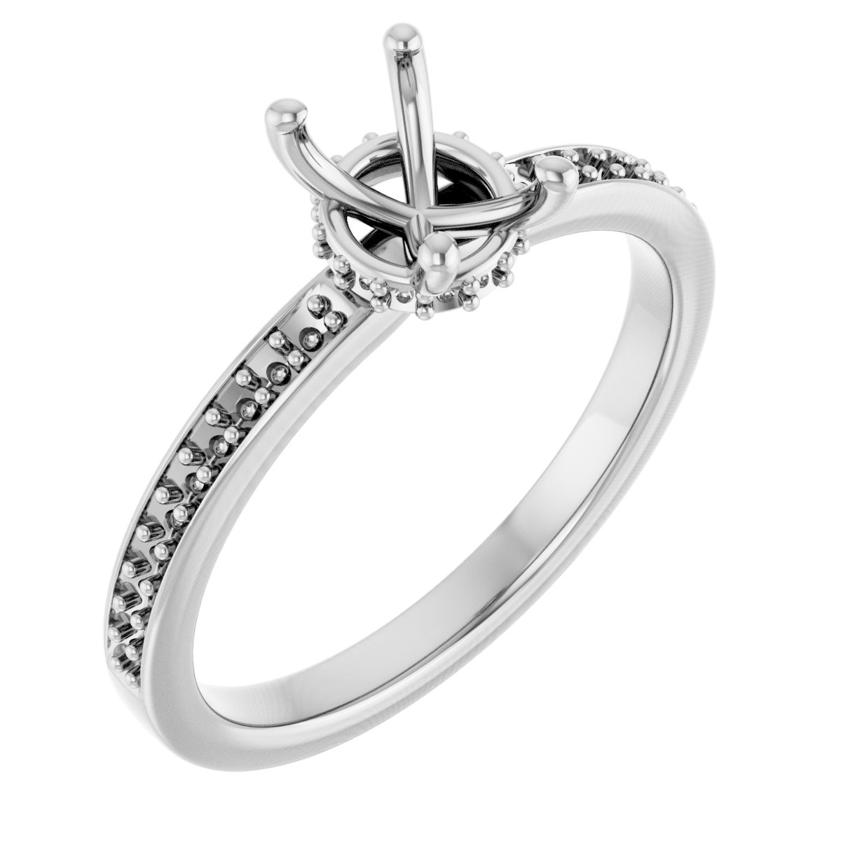 Accented Engagement Ring