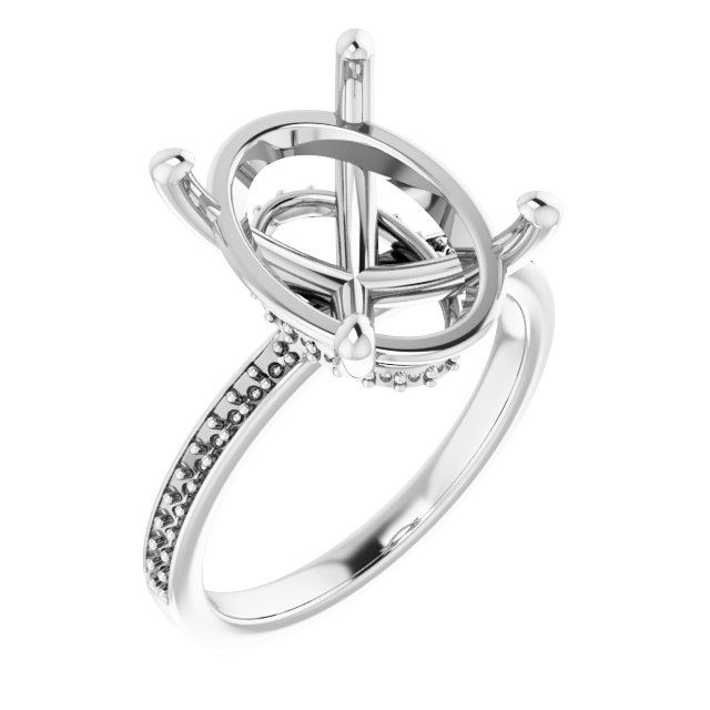 Accented Engagement Ring