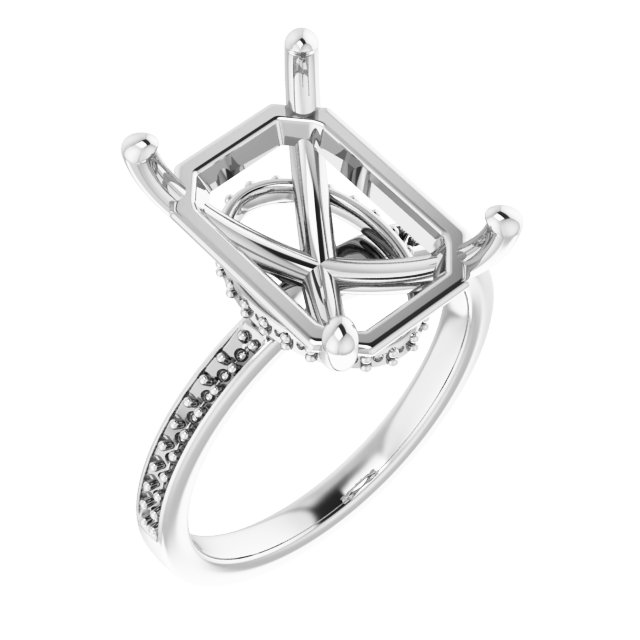 Accented Engagement Ring