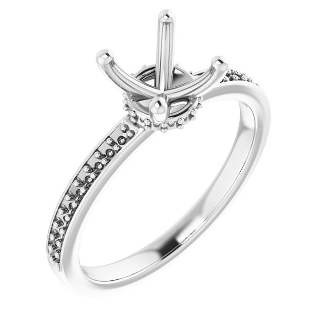 Accented Engagement Ring
