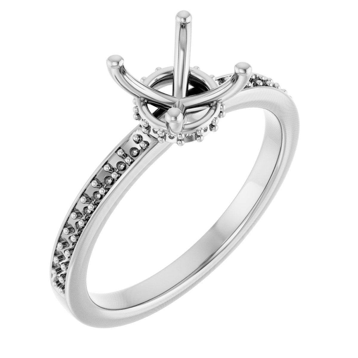 Accented Engagement Ring