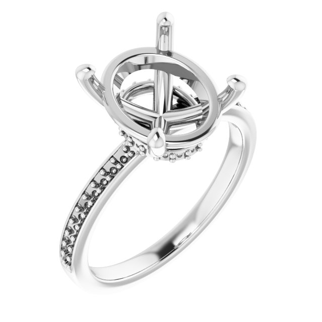 Accented Engagement Ring