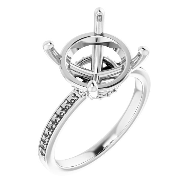 Accented Engagement Ring