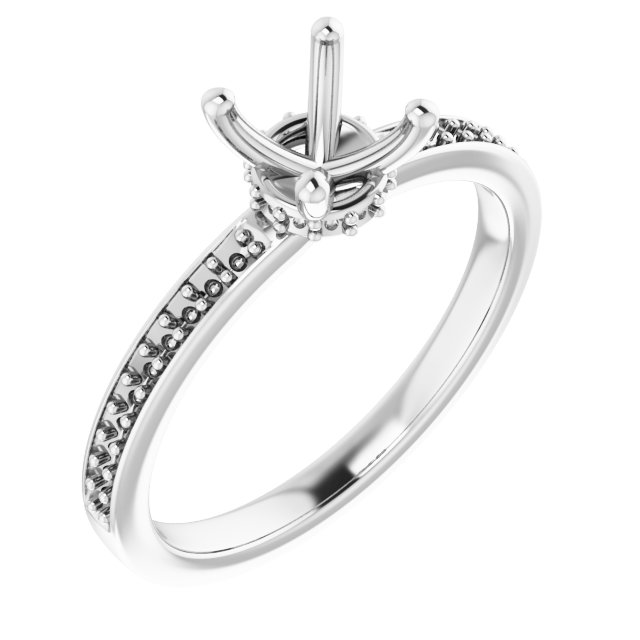Accented Engagement Ring