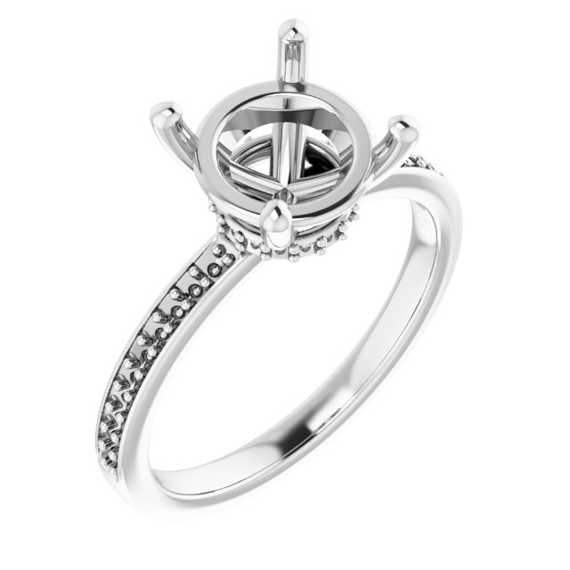 Accented Engagement Ring