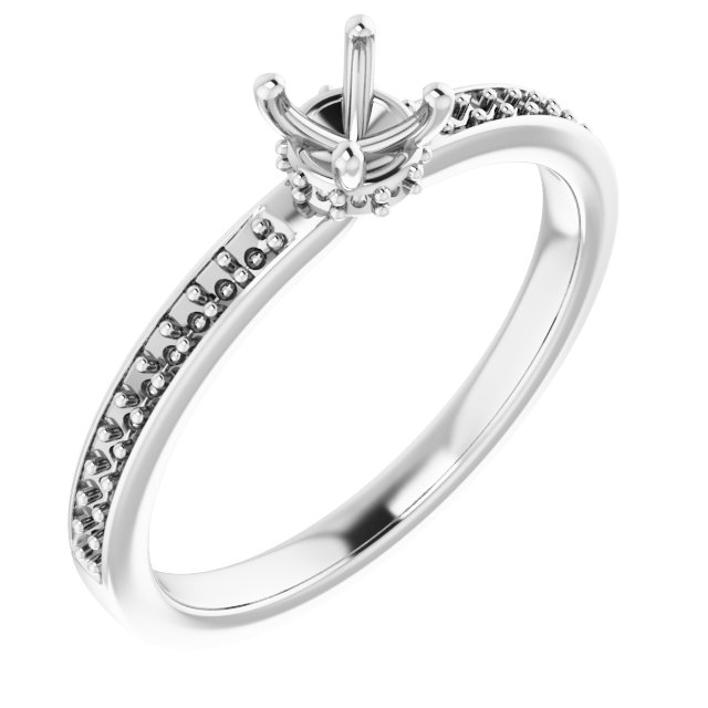 Accented Engagement Ring
