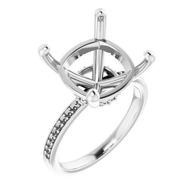Accented Engagement Ring