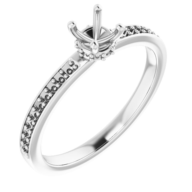 Accented Engagement Ring
