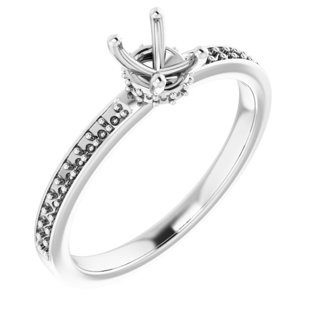 Accented Engagement Ring
