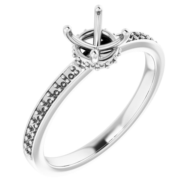 Accented Engagement Ring