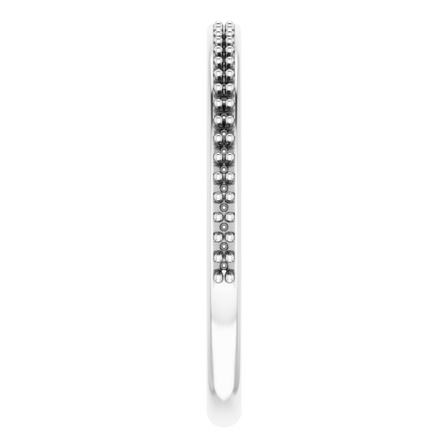 Band Mounting for 8 mm Asscher Ring view 4