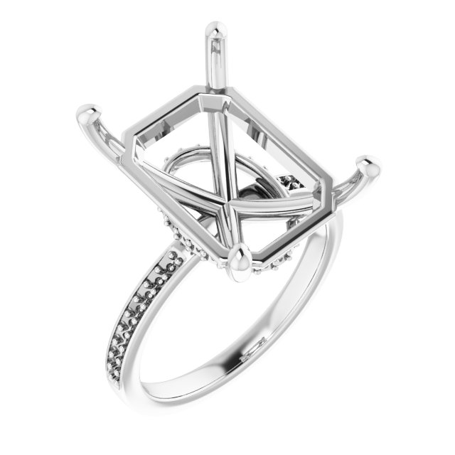 Accented Engagement Ring