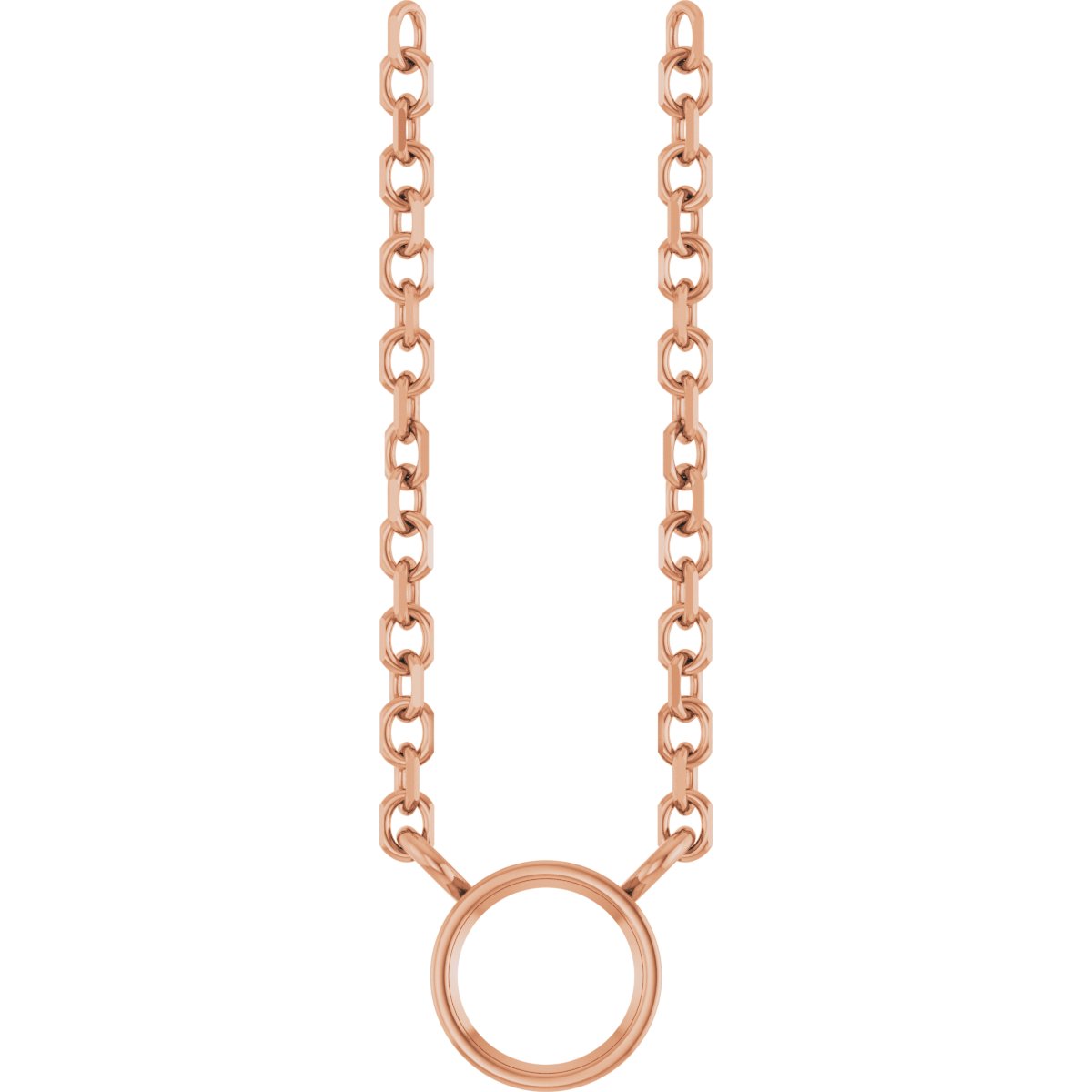 Bezel-Set Solitaire Necklace
