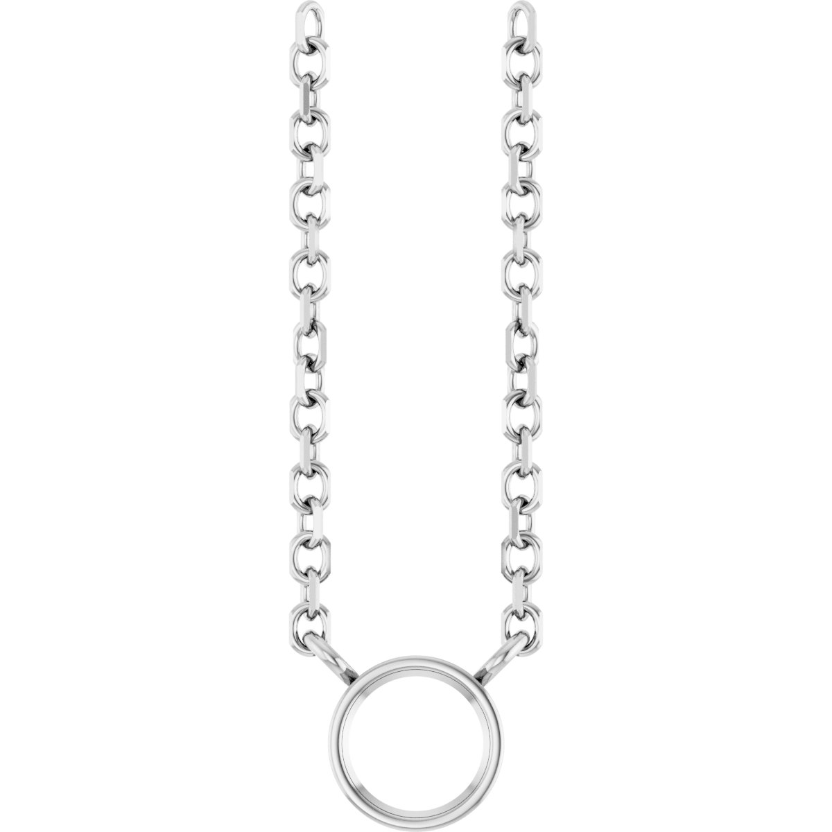Bezel-Set Solitaire Necklace