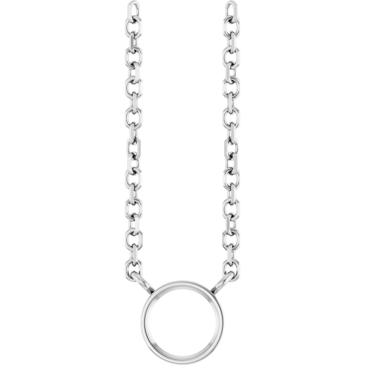 Bezel-Set Solitaire Necklace