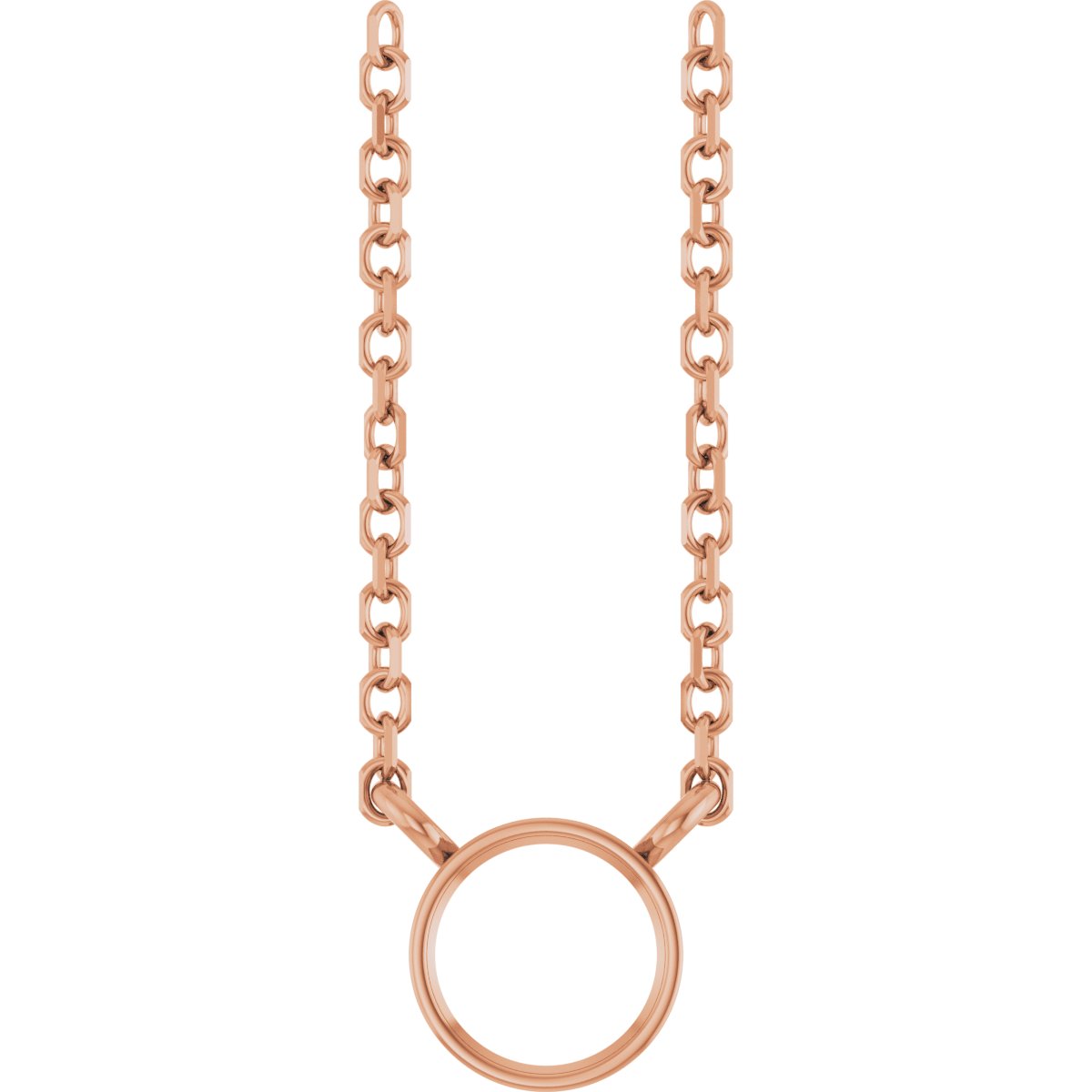 Bezel-Set Solitaire Necklace