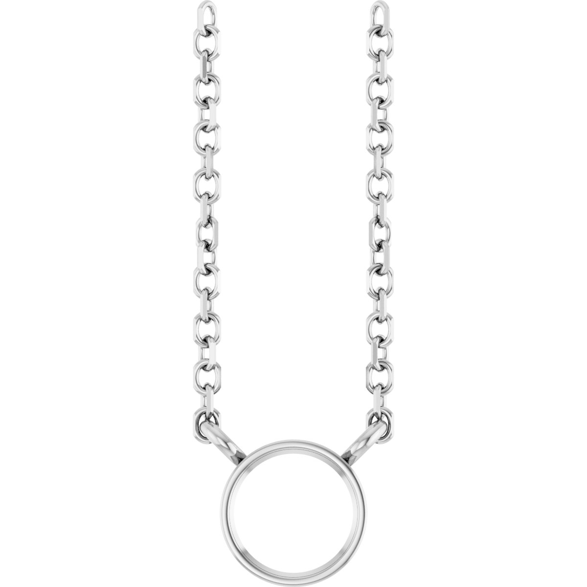 Bezel-Set Solitaire Necklace