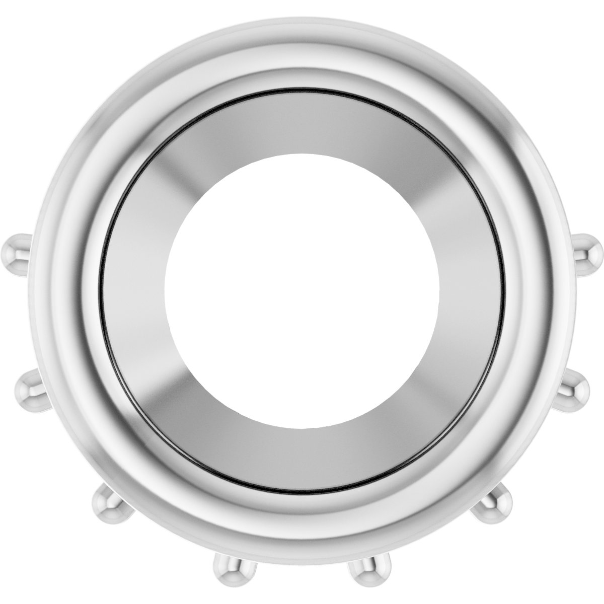 Accented Bezel-Set Necklace or Pendant