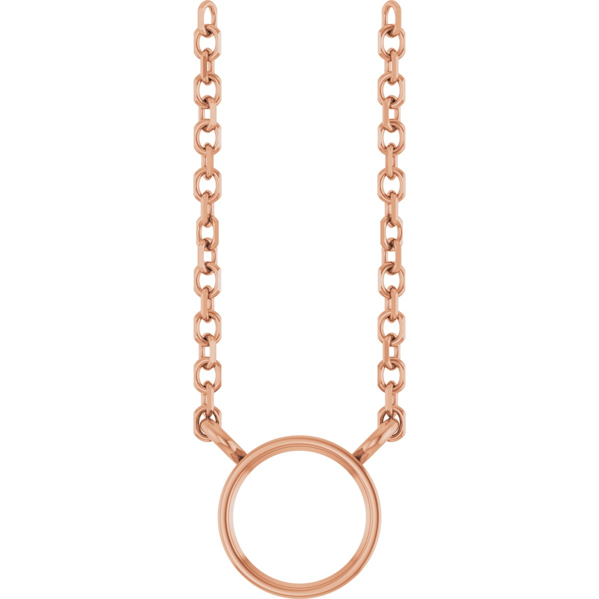 Bezel-Set Solitaire Necklace