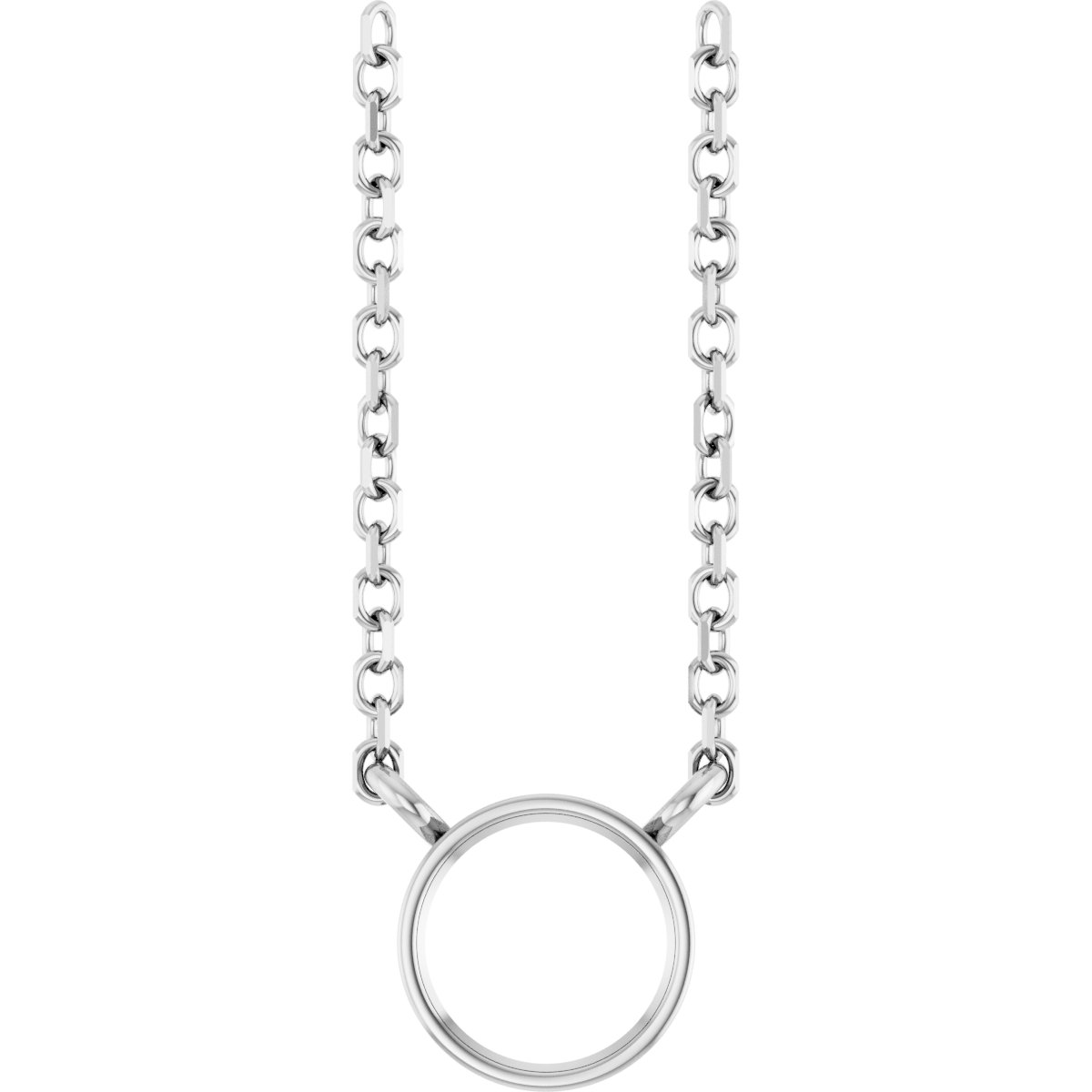 Bezel-Set Solitaire Necklace