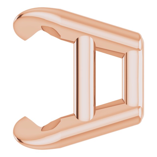 Pre-Notched Claw-Prong Earring Setting