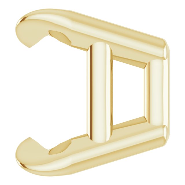 Pre-Notched Claw-Prong Earring Setting