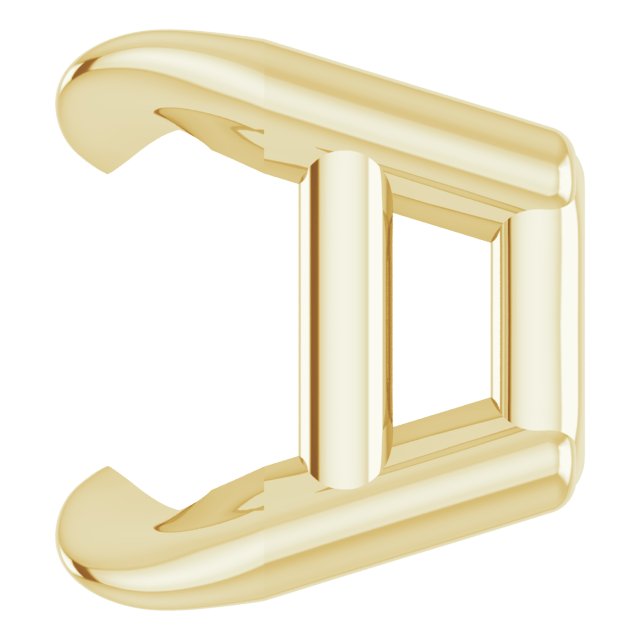 Pre-Notched Claw-Prong Earring Setting