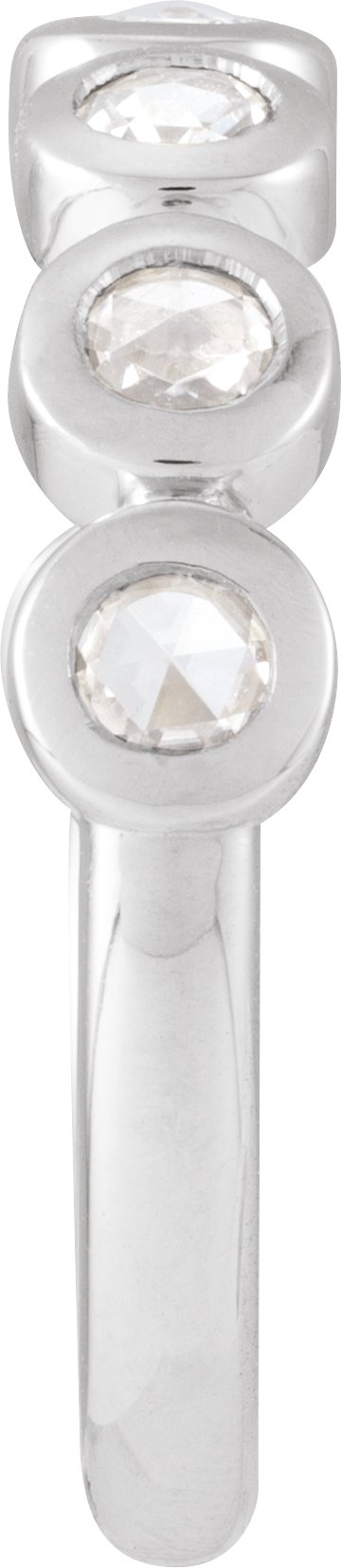 Cabochon Natural Peridot Stackable Ring view 3