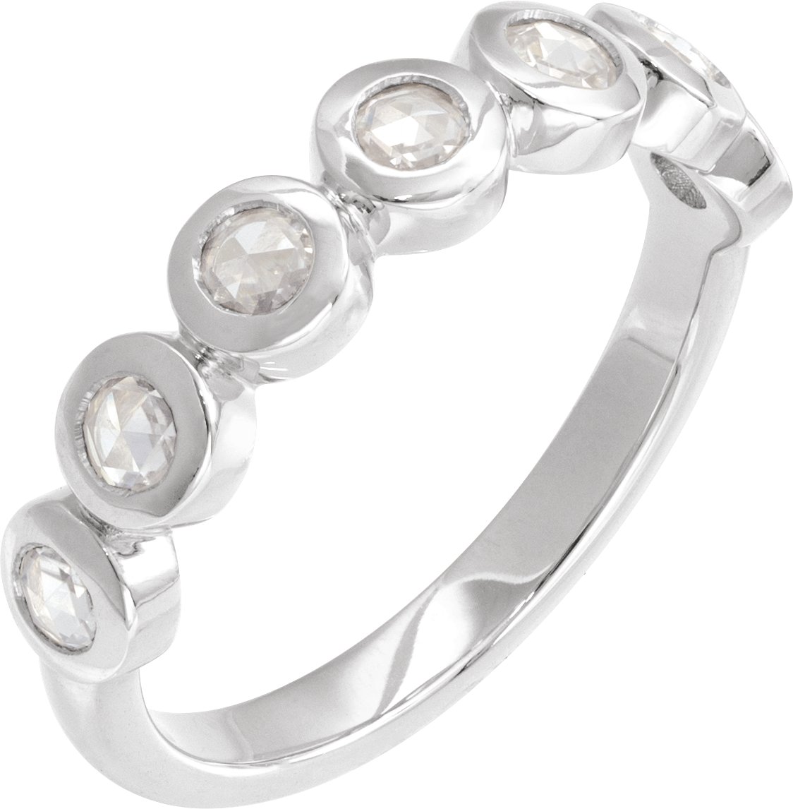 Cabochon Natural Peridot Stackable Ring